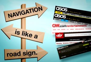 Image which shows that how navigation is importance for a website.