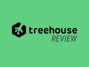 Image that depicts the logo of Treehouse or is an online technology school that offers advanced courses in coding.